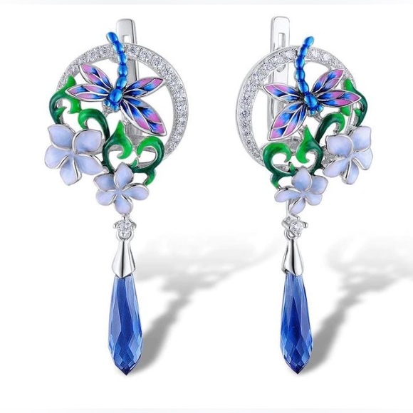 Dragonfly Garden Enamel Set - Picture 6 of 10